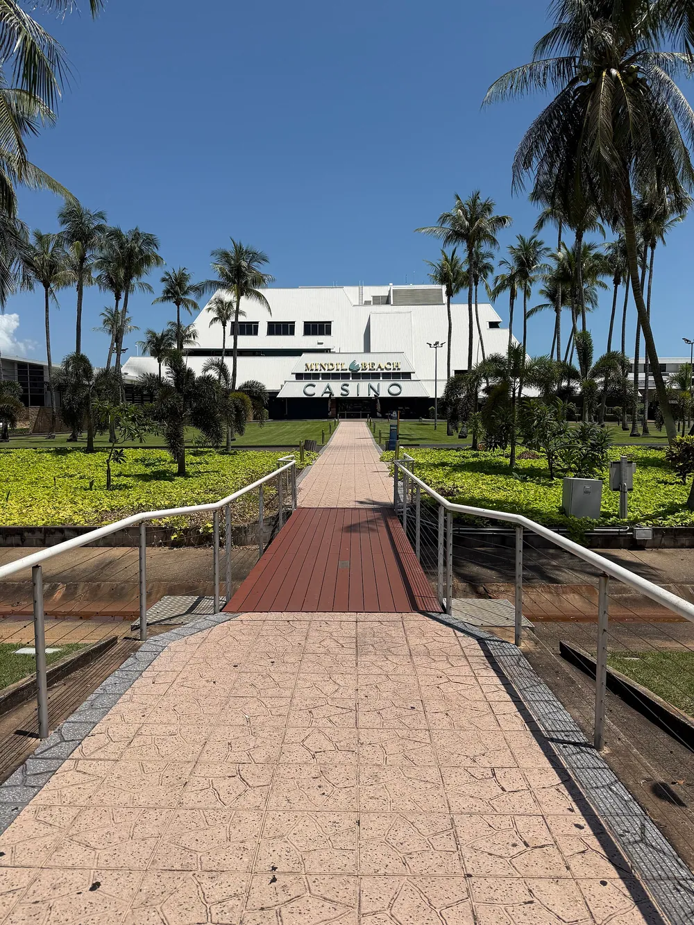 Main entrance to Mindil Beach Casino Resort in Darwin